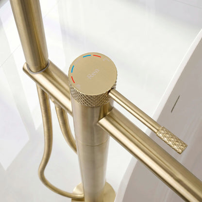 Frei Stehende Armatur Rea Venti Brush Gold 11