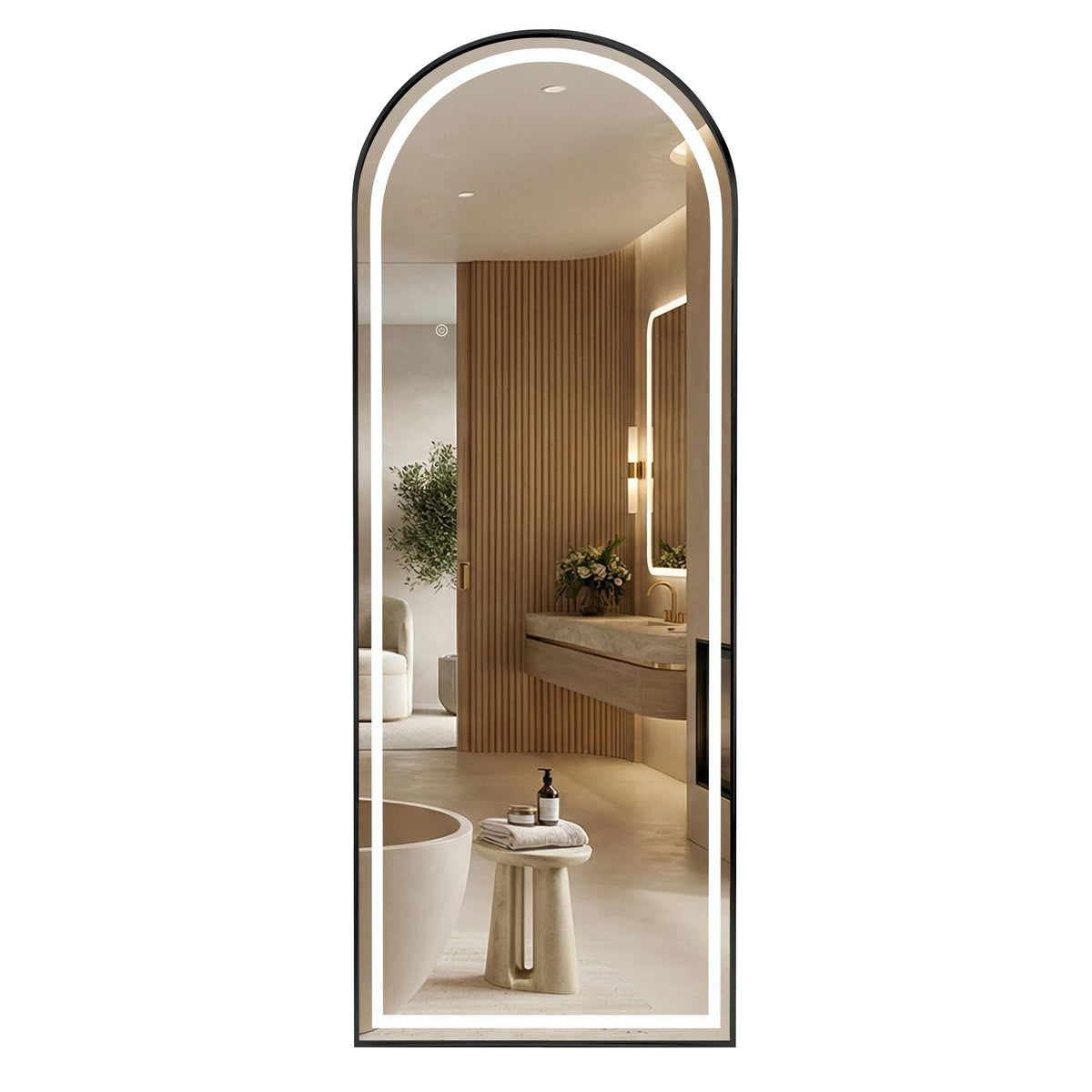 Spiegel LED Orbit 60x170cm Black 11