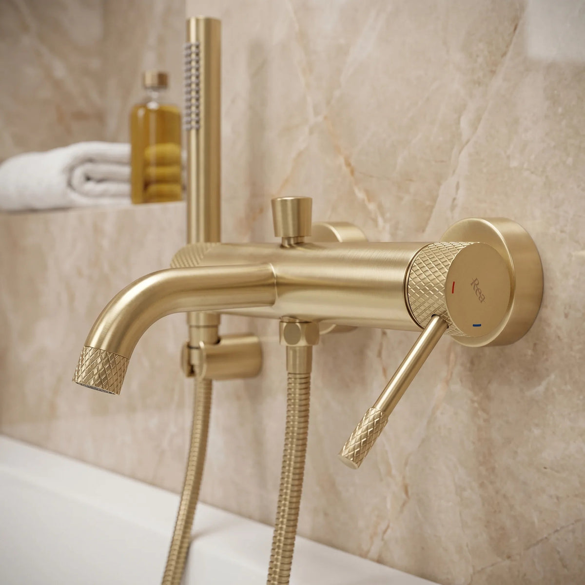 Wannenarmatur REA Venti Brush Gold 11