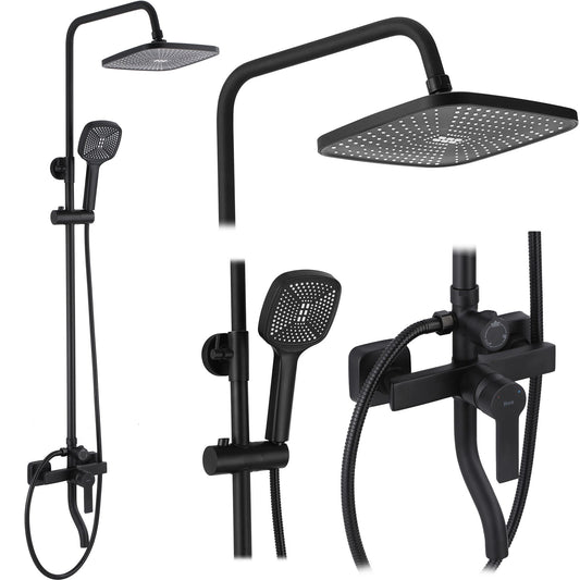 Duschgarnitur REA ARGUS BLACK MATT  1