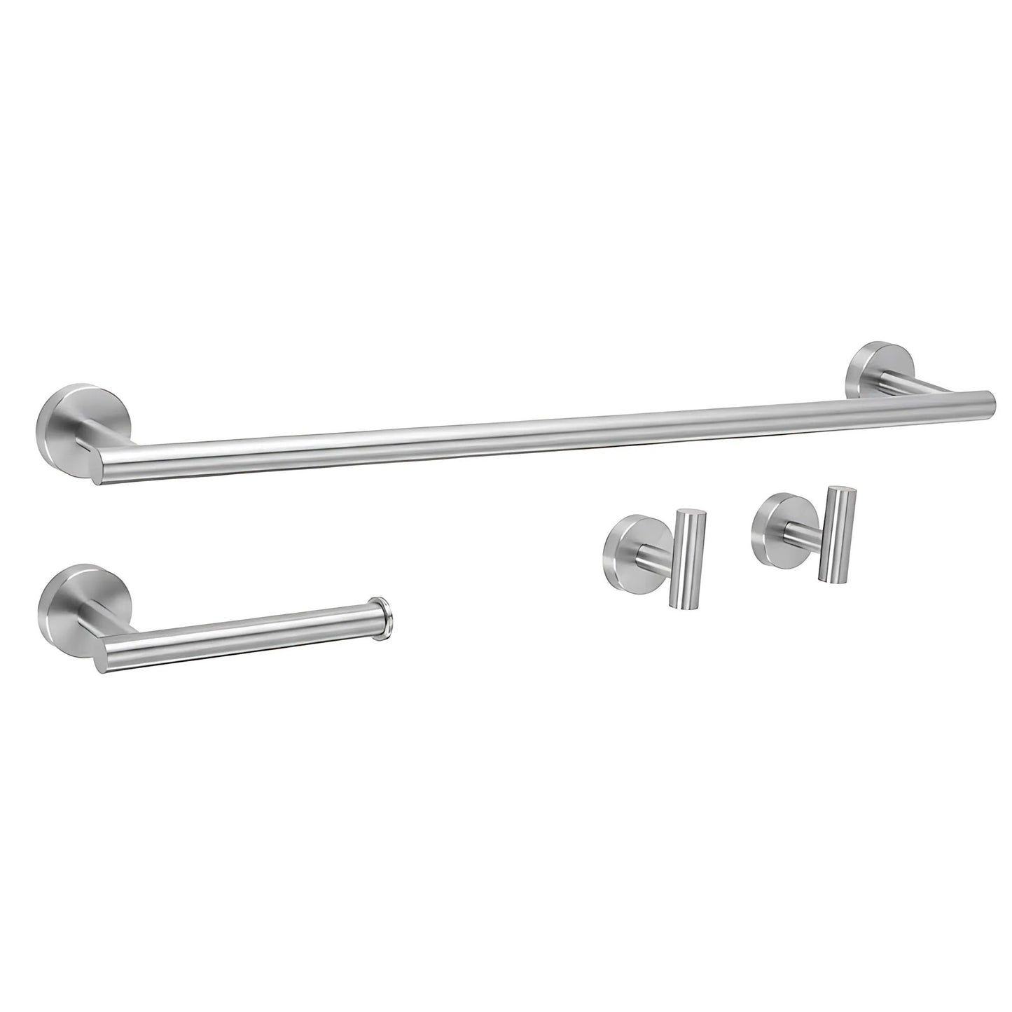 Badezimmer-Accessoire-Set Ari Brush Nickel 4-teilig  12