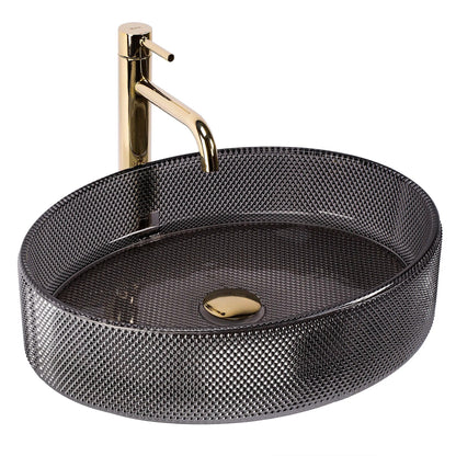 Aufsatzwaschbecken REA Mirella Black  12