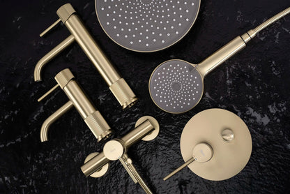Waschbeckenarmatur Rea Lungo Stripe Brush Gold  12