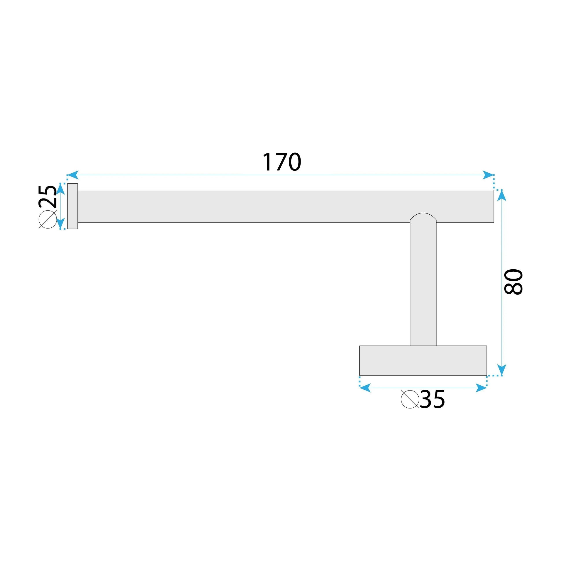 Halter für Toilettenpapier 39105 ORI Titan  12