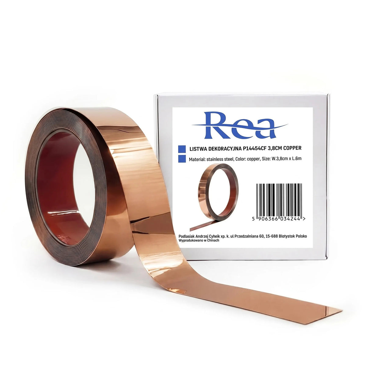 Selbstklebende Zierleiste Rea P14454CF 3,8cm Copper 12
