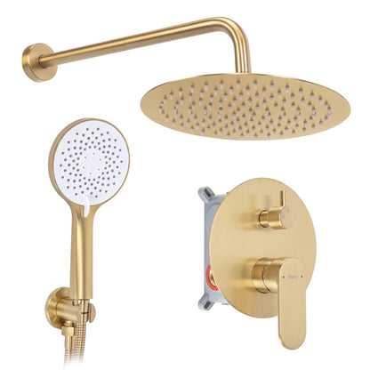 Unterputz Duschset Rea Drop Brush Gold + BOX 12