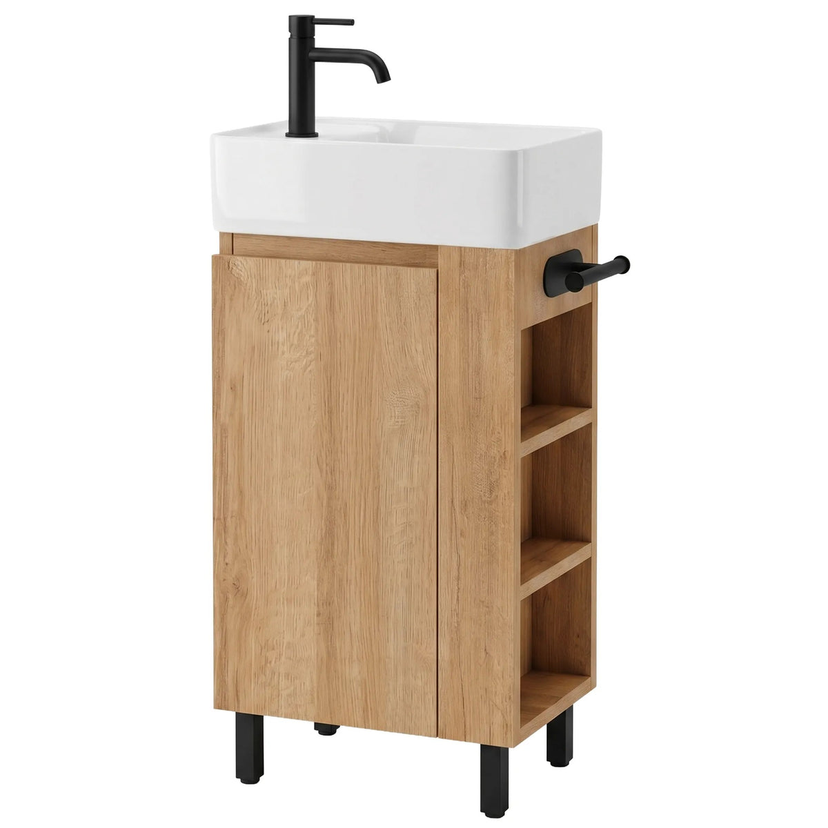 Badezimmerschrank Mit Waschbecken REA Astra 43cm 12