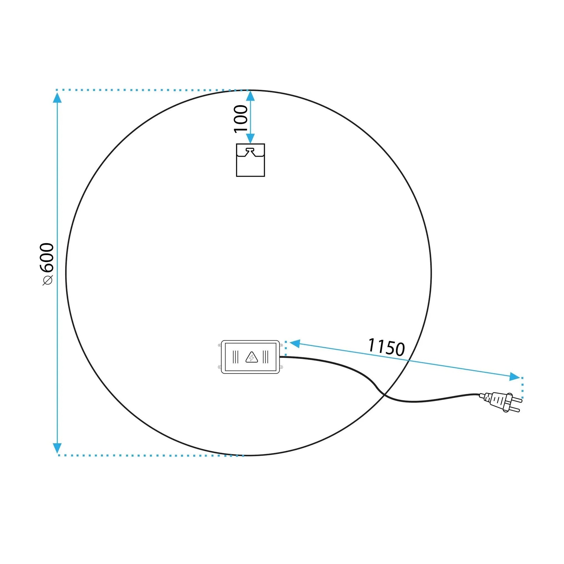 Spiegel LED SOFT 60  13
