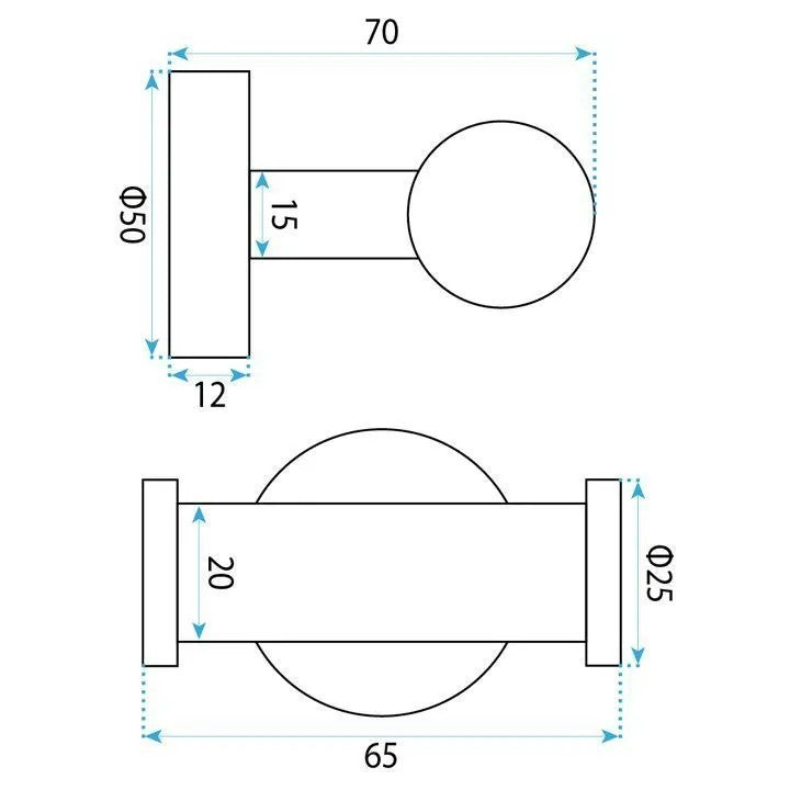 Doppelhaken 6612 Modern Copper Brush  13