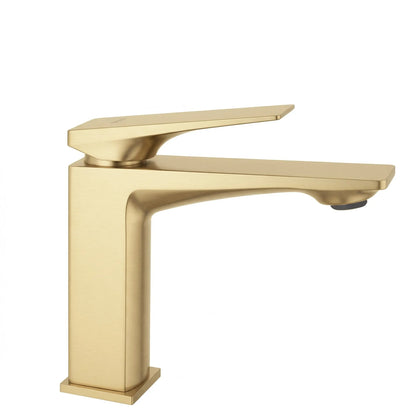 Waschbeckenarmatur PREMIUM Rea Prime Brush Gold Low  13