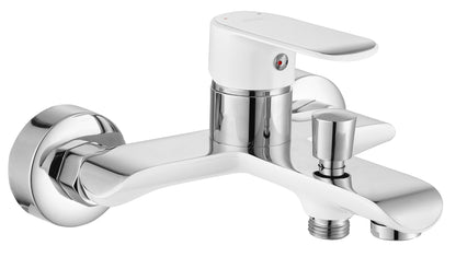 Wannenarmatur REA BLOOM White Chrome  3
