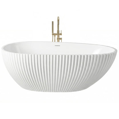 Freistehende Acrylbadewanne Carmen 170 Schwarze Stöpselabdeckung 14