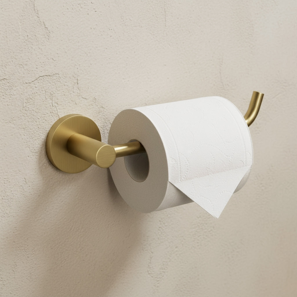 Halter Für Toilettenpapier 5609 Leo Brush Gold  2