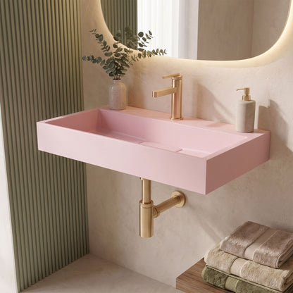 Waschbecken Konglomerat GOYA PINK 60CM 9