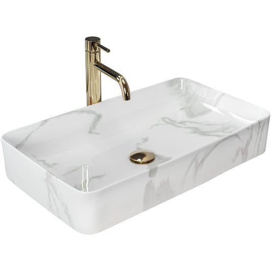 Aufsatzwaschbecken Rea Denis Shiny Marmo  1
