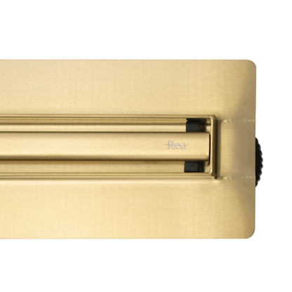 Duschrinne REA Neox Slim pro Brush Gold 100  3