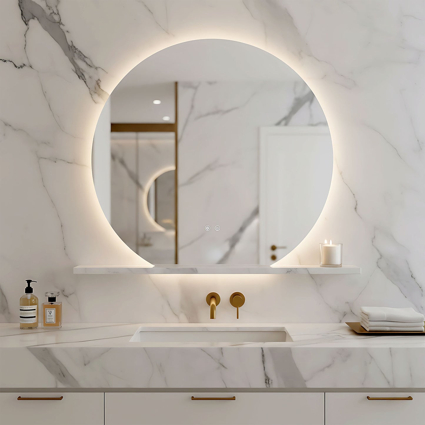 Spiegel LED 80cm Fabio  6
