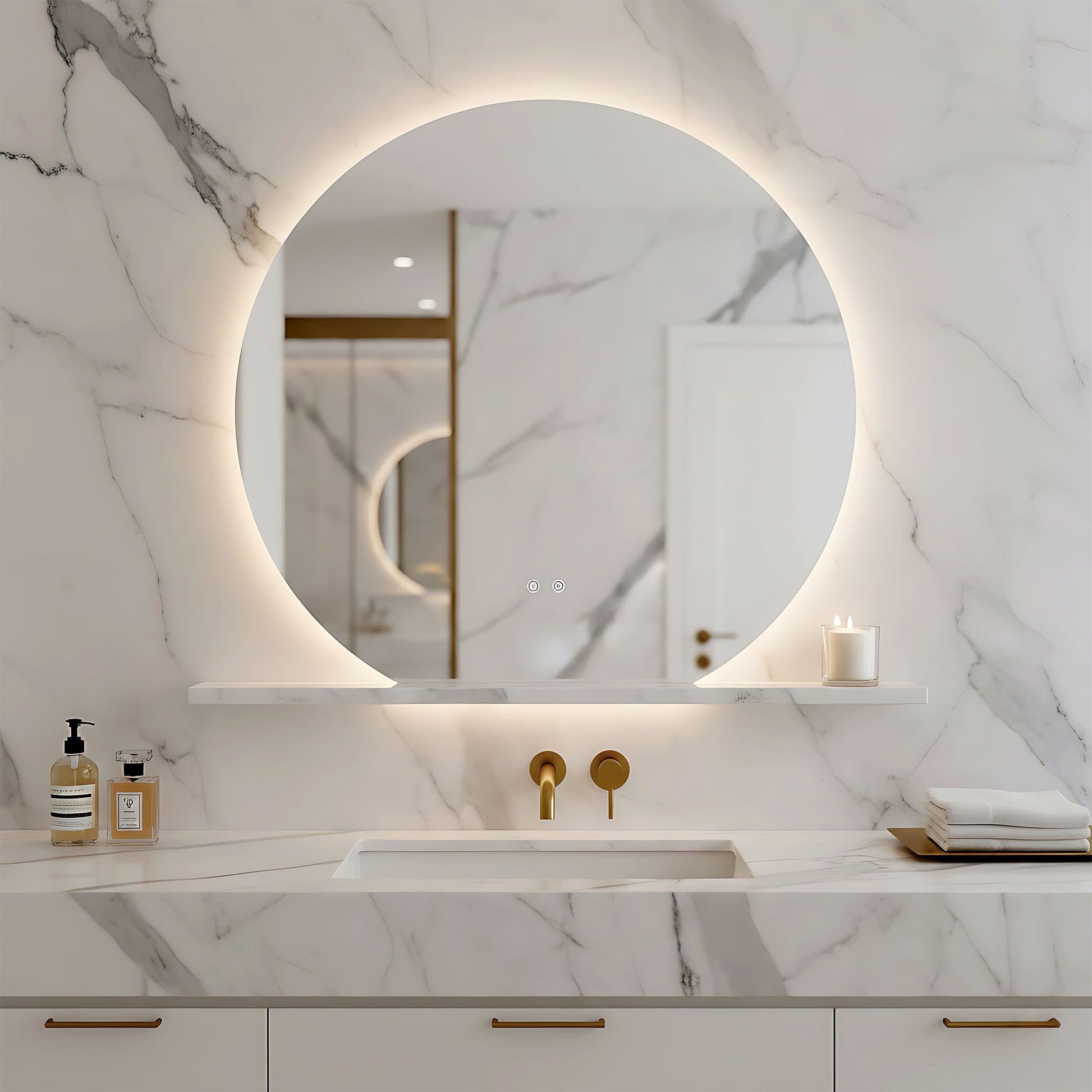 Spiegel LED 80cm Fabio  6