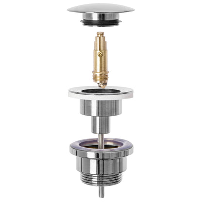 Waschbeckenstöpsel universal click-clack Rea Chrome  2