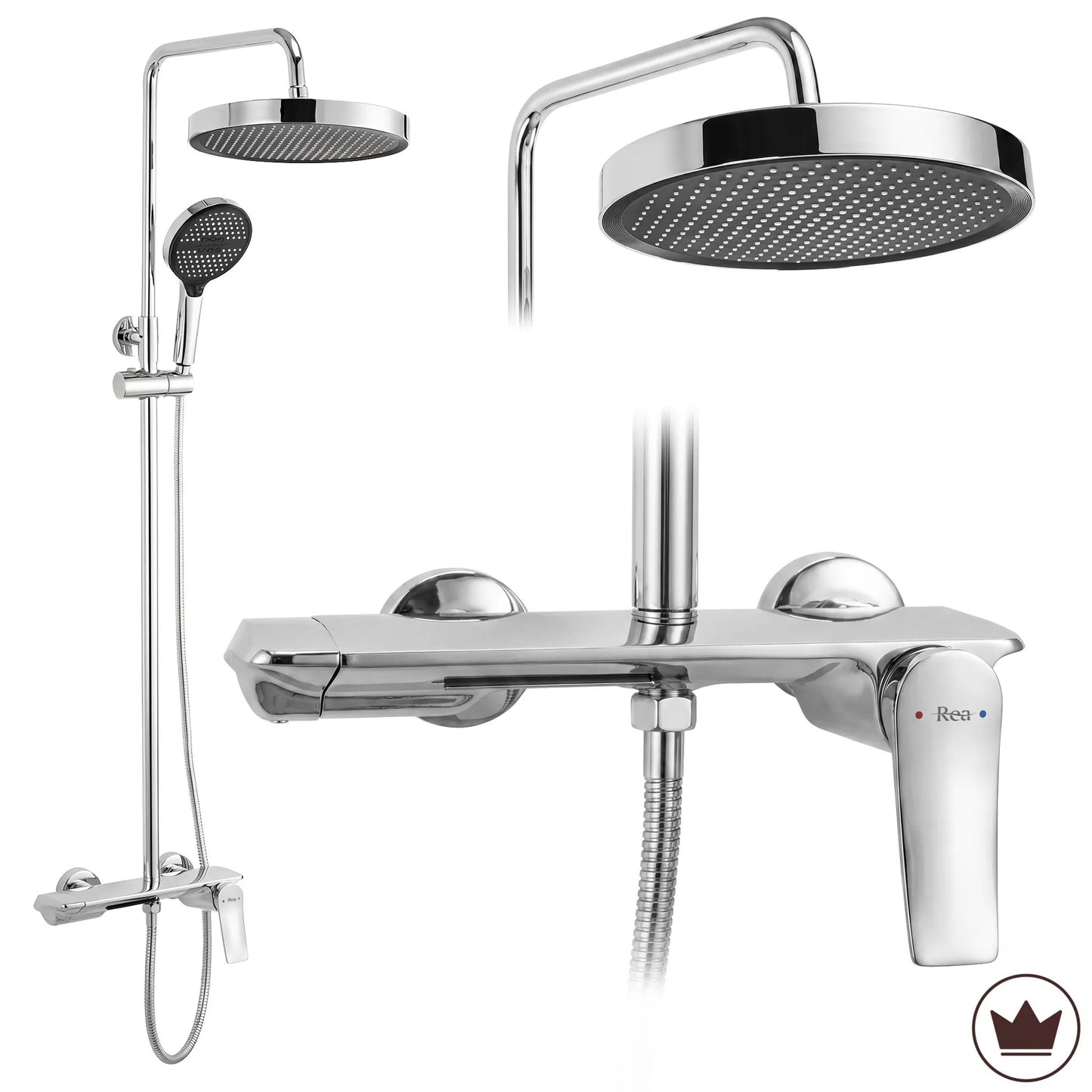 Duschgarnitur Rea Vision Chrome  1