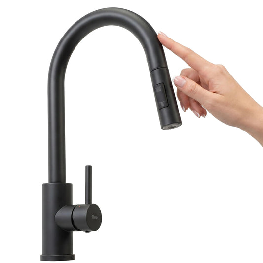 Küchearmatur Rea Fresh Touch Black Matt  1