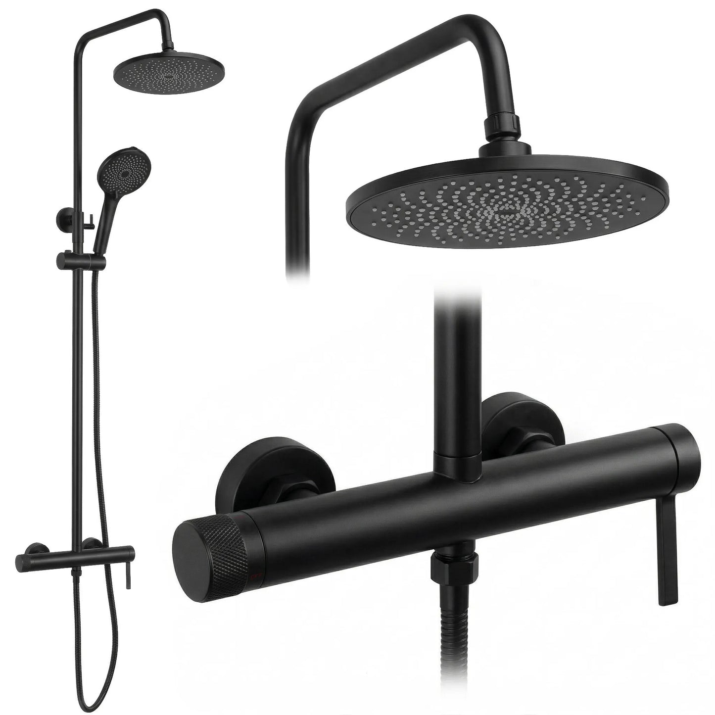Duschgarnitur Rea Rivo Black  1