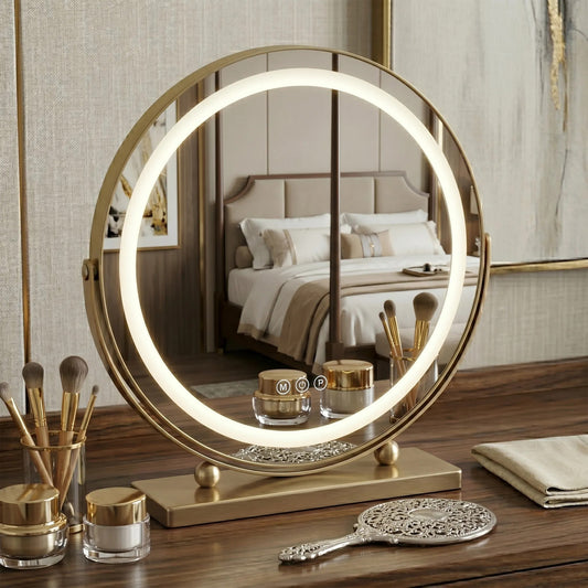 Spiegel LED MAKE-UP L.Gold 40 cm  1
