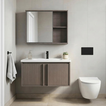 Badezimmermöbel-Set mit Waschbecken Gama T25023 KJM 80CM  1
