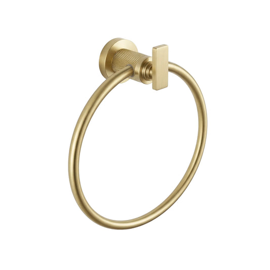 Handtuchhalter Ring 81307 Rivo Brush Gold  1