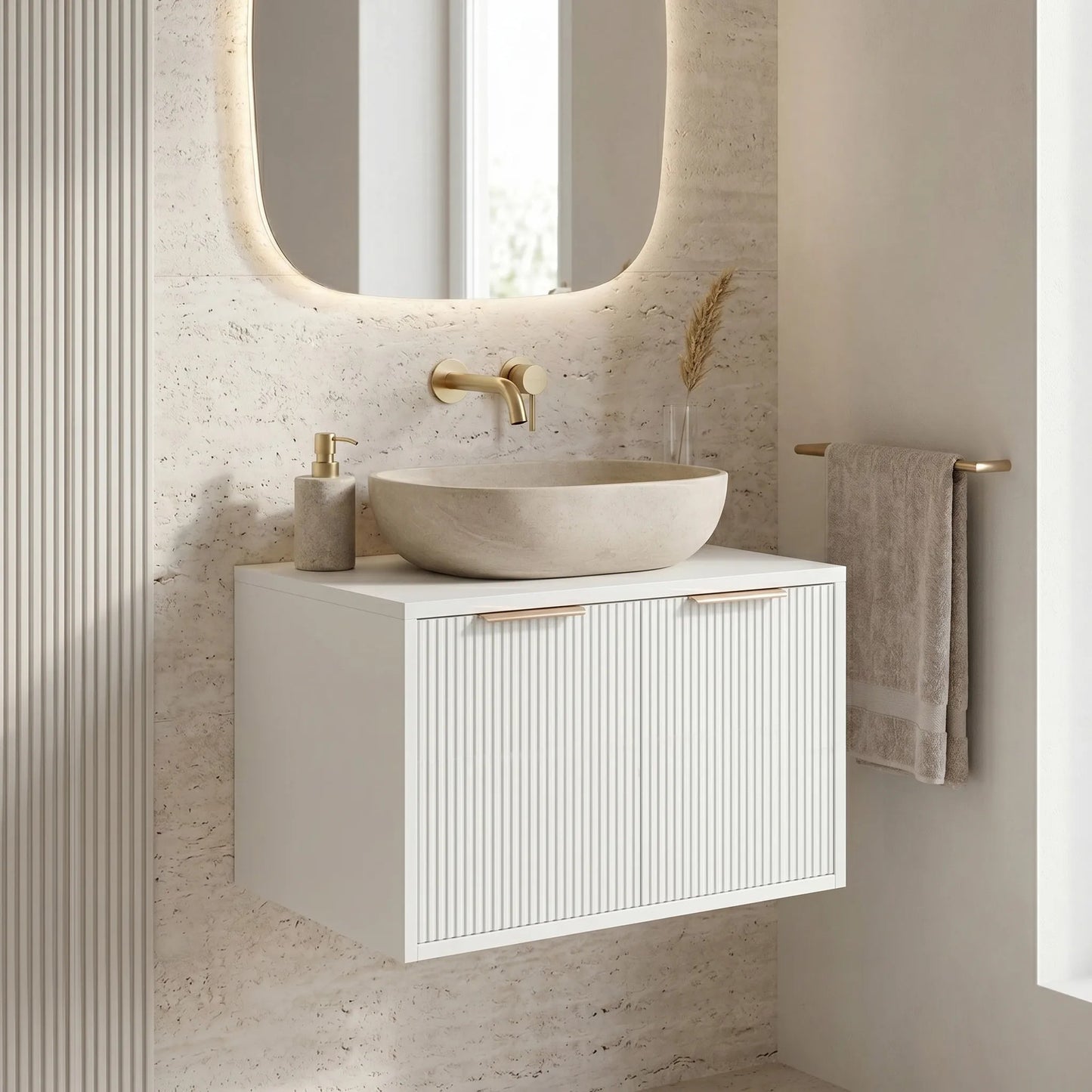 Waschtischunterschrank Rea Core 60cm White  1
