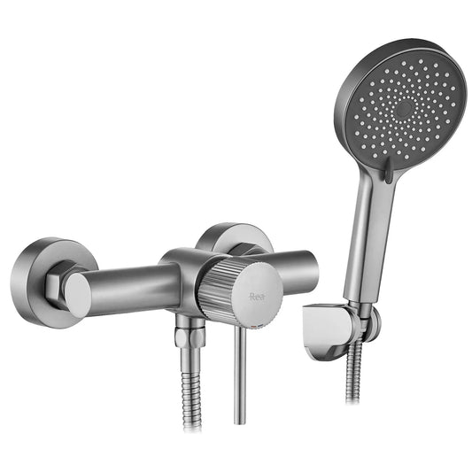 Duscharmatur REA Lungo Stripe BRUSH NICKEL  1