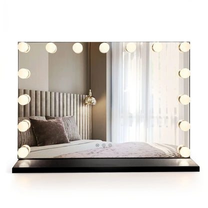 Spiegel LED HOLLYWOOD Black  1
