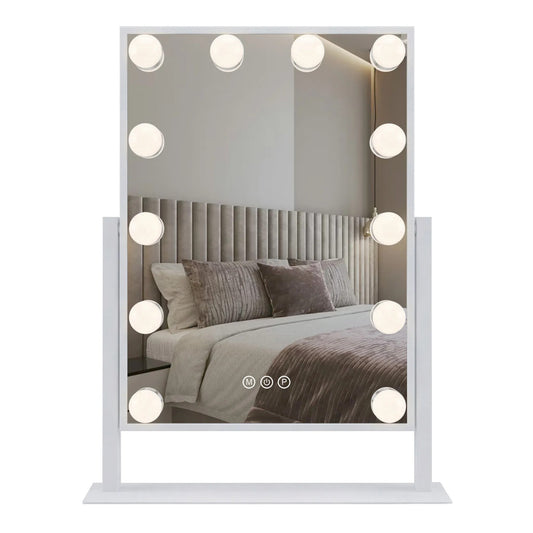 Spiegel LED HOLLYWOOD White 30x40  1