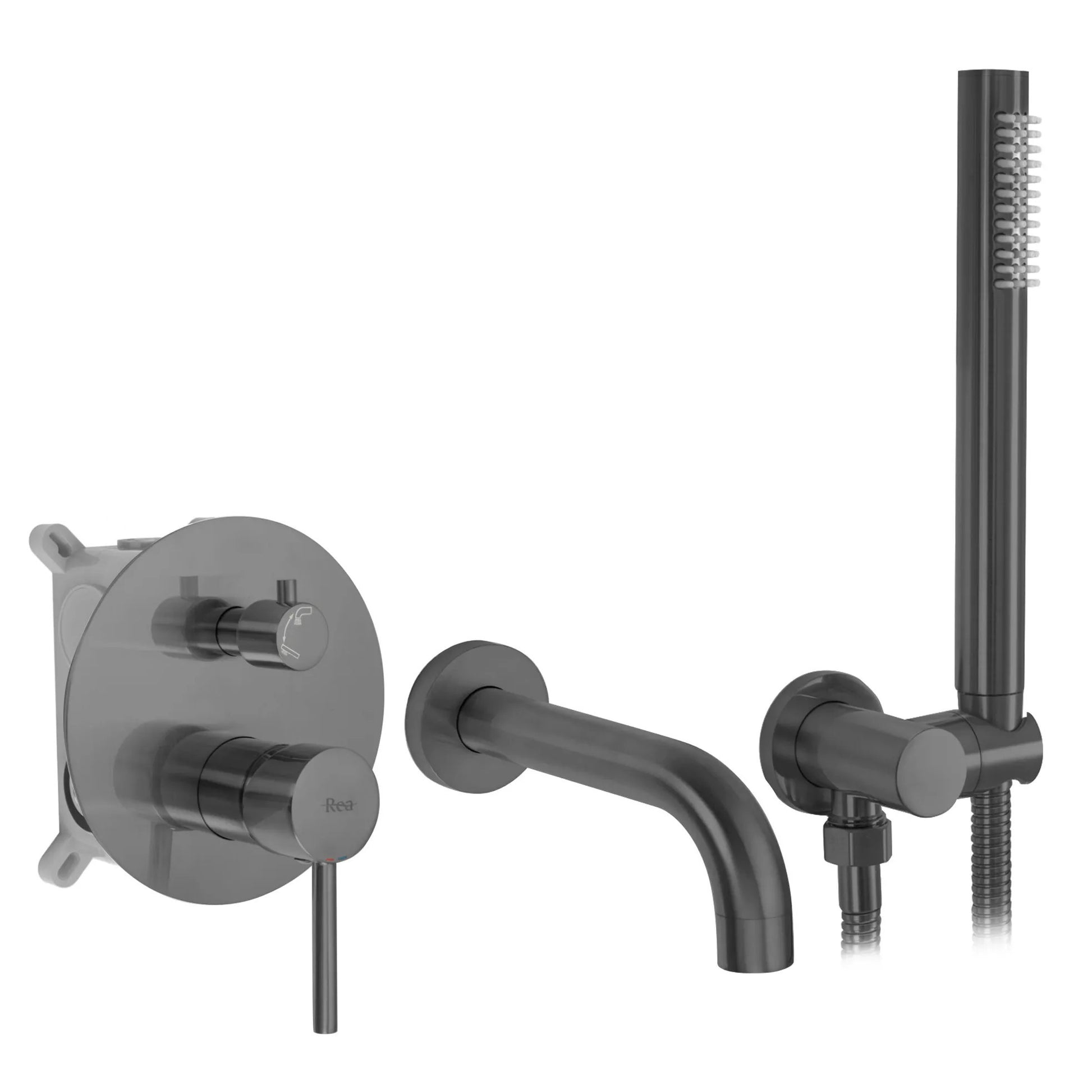 Wannenarmatur  Rea Lungo Titan + Box  1