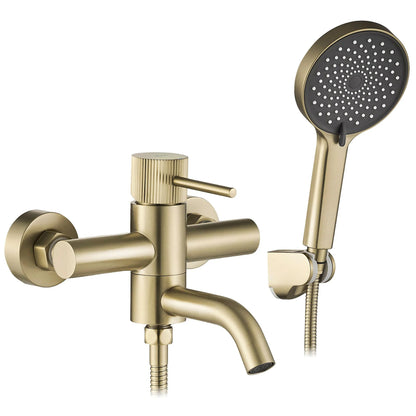 Wannenarmatur Rea Lungo Stripe Gold Brush  1