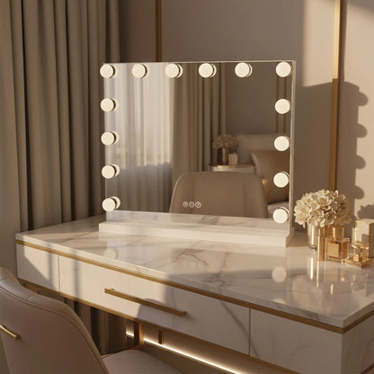 Spiegel LED HOLLYWOOD White  1