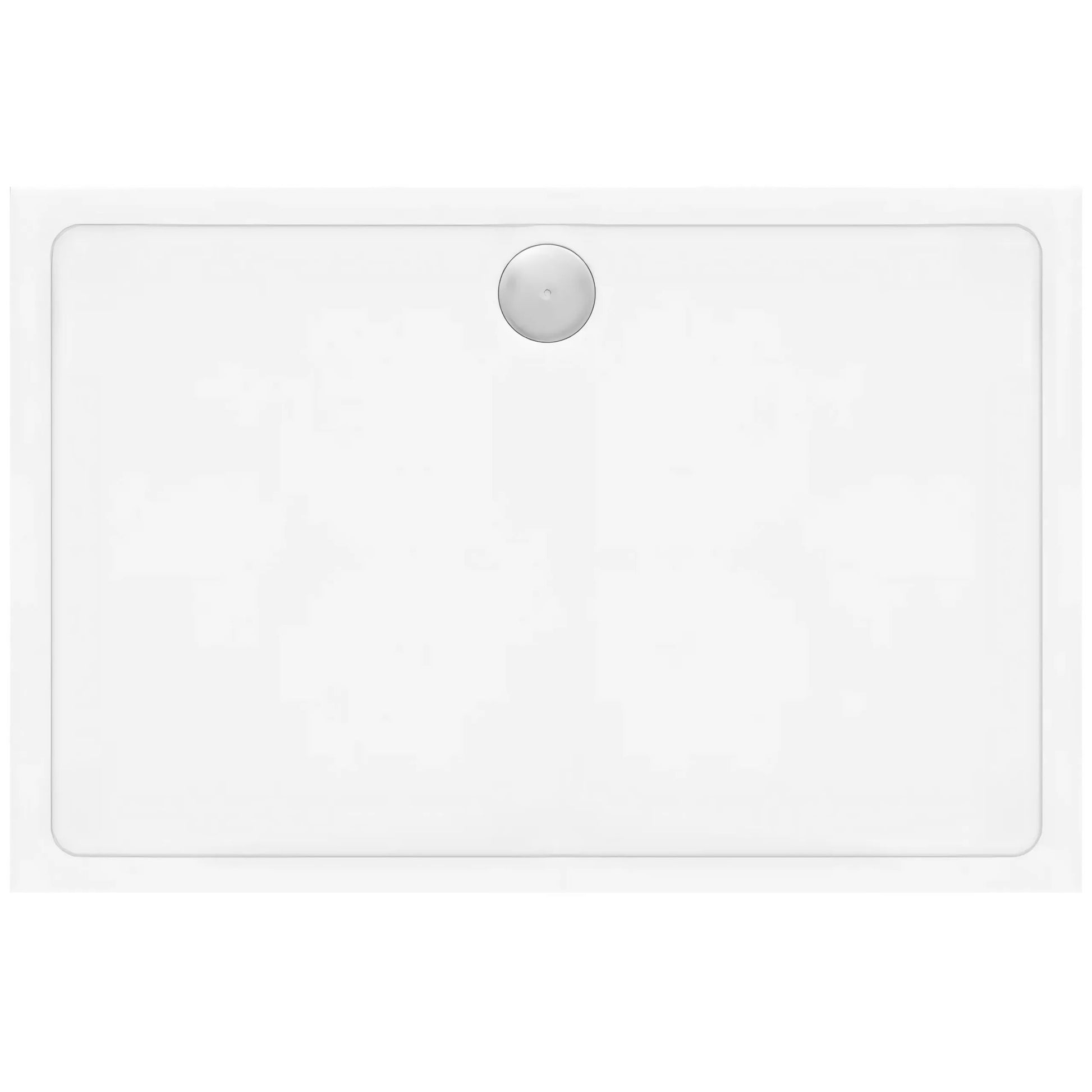 Acryl Duschwanne Rea Savoy White 80x100 Gebürstete Kupfer Abdeckung 1