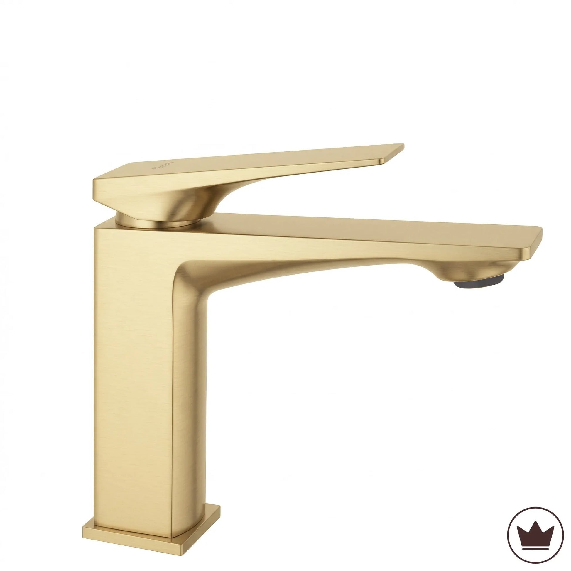 Waschbeckenarmatur PREMIUM Rea Prime Brush Gold Low  1