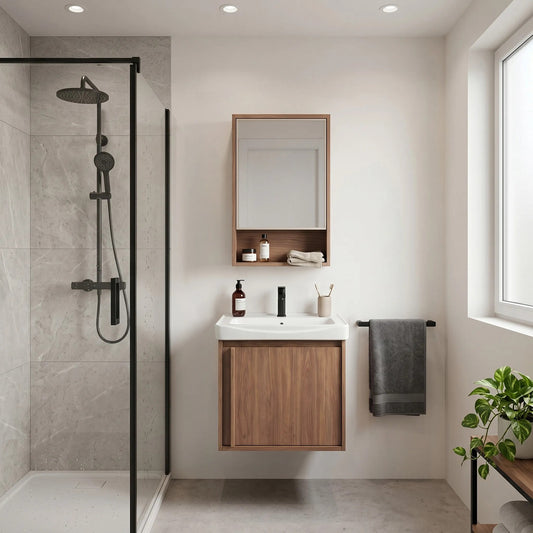 Badezimmermöbel-Set mit Waschbecken Gama T25023 HHL 50CM  1