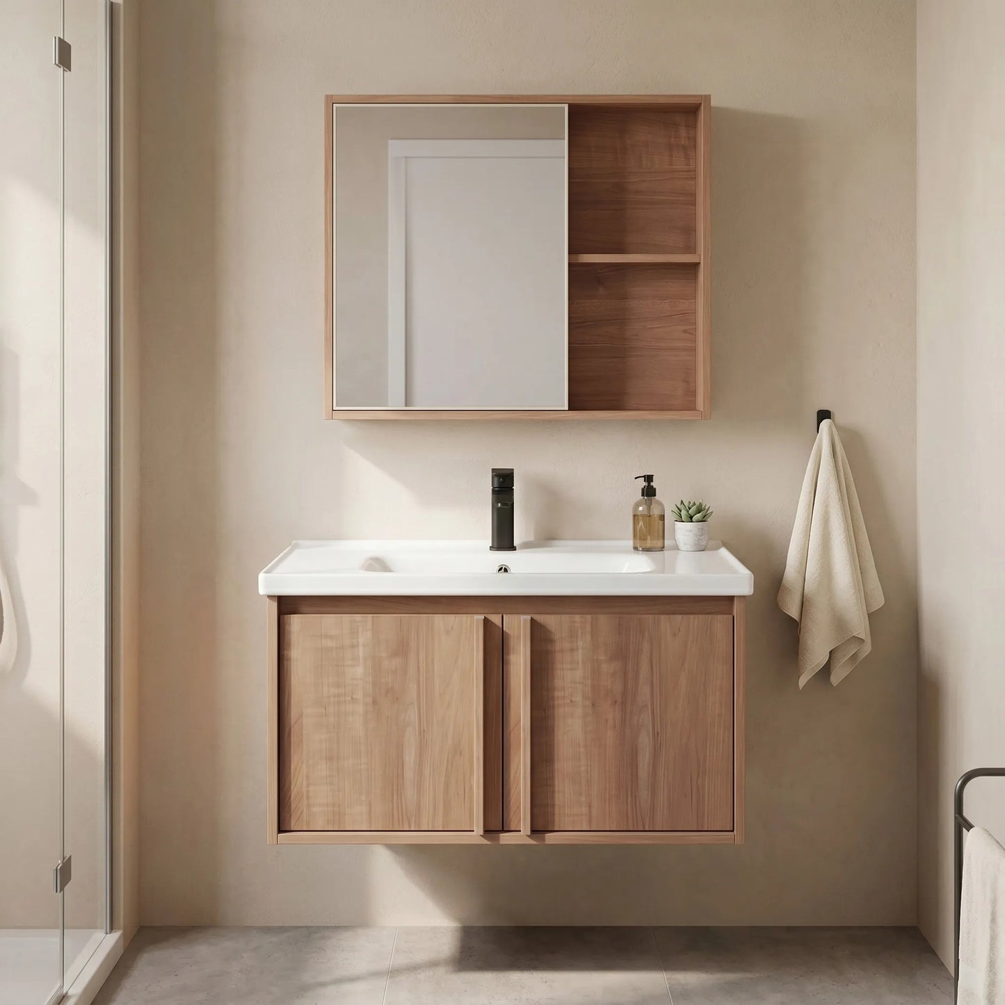 Badezimmermöbel-Set mit Waschbecken Gama T25023 HHL 70CM  1