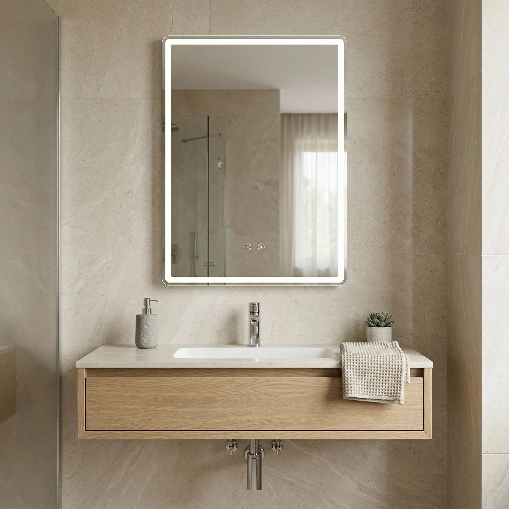 Spiegel LED MARLO 80X60  1
