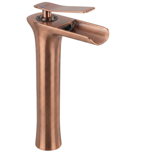 Waschbeckenarmatur Rea Laguna Brush Copper high  1