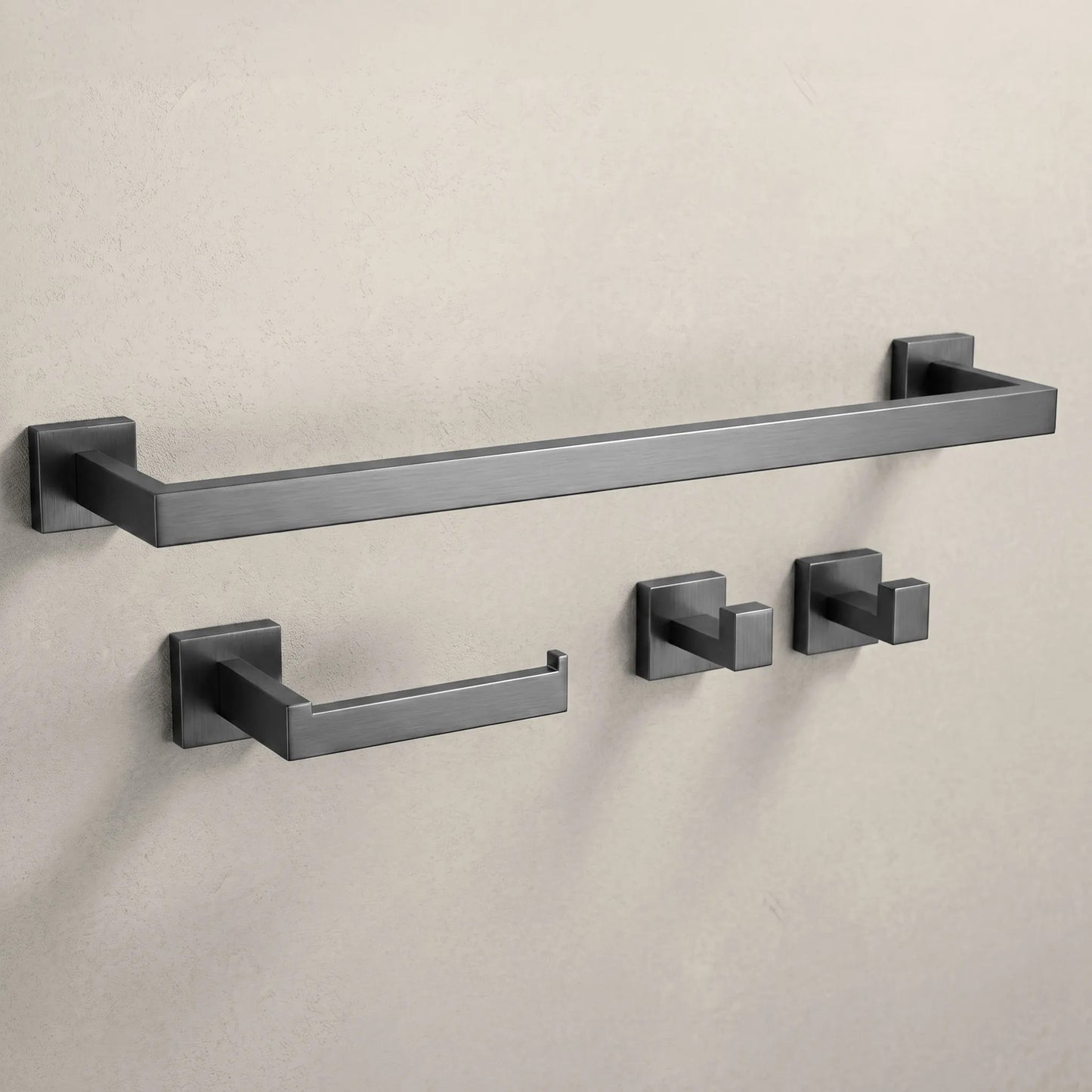 Badezimmer-Accessoire-Set Rio Titan  4-teilig  1