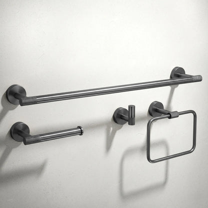 Badezimmer-Accessoire-Set GRID Titan 4-teilig  1