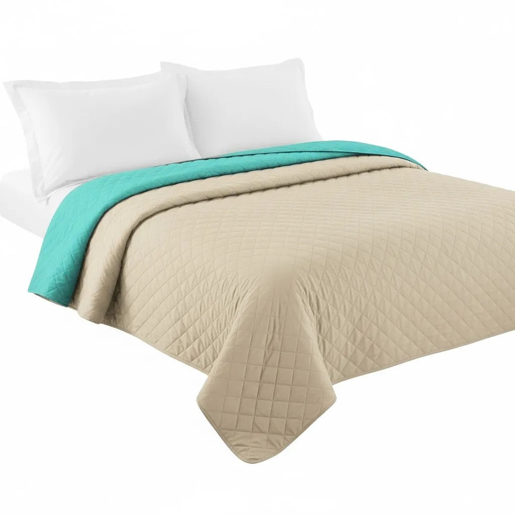 Tagesdecke Inez Beige-mint 200x220 1