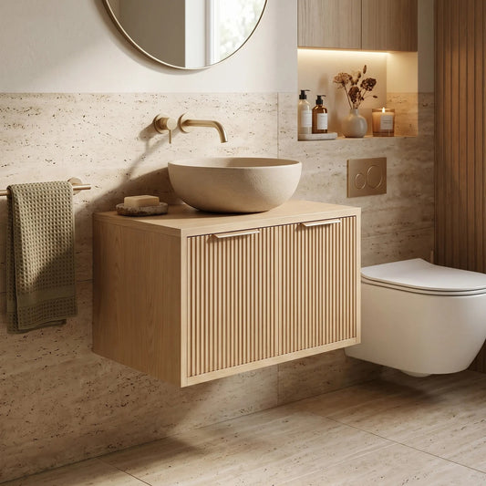 Waschtischunterschrank Rea Core 60cm Beige 1