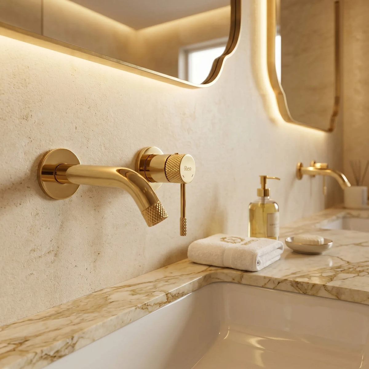 Unterputz Armatur REA Venti Gold 1