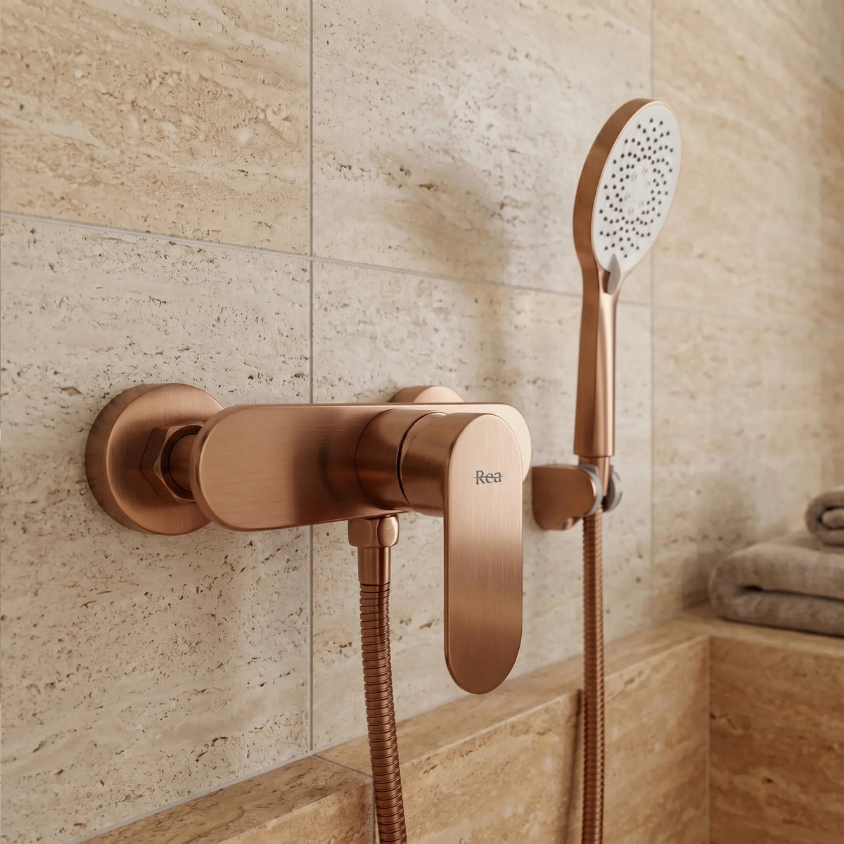 Duscharmatur REA DROP Brush Copper 1
