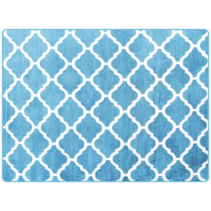 Teppich Plüsch Clover Blue 140 X 200 1