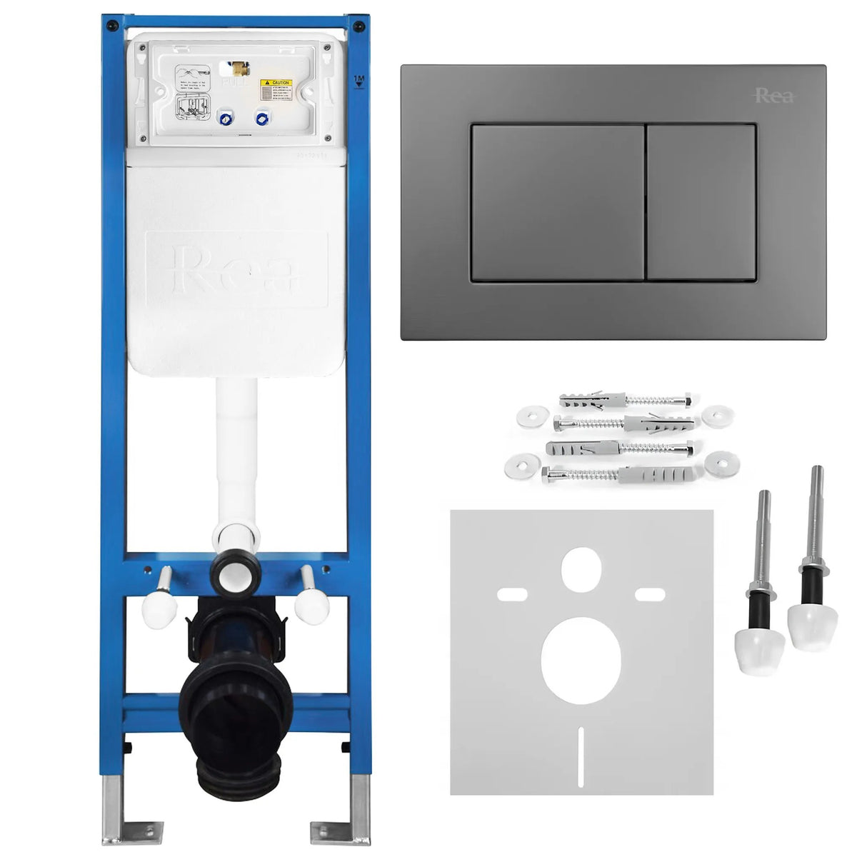 Unterputz-WC-Gestell Set Slim 024N Mit Titan J Drückerplatte 1